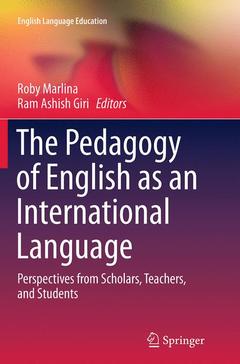 Couverture de l’ouvrage The Pedagogy of English as an International Language