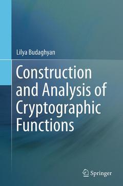 Couverture de l’ouvrage Construction and Analysis of Cryptographic Functions