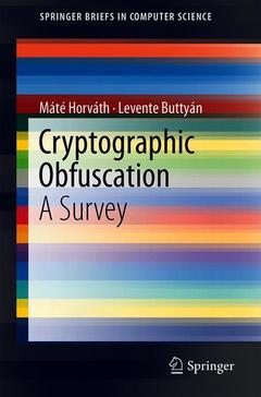 Couverture de l’ouvrage Cryptographic Obfuscation