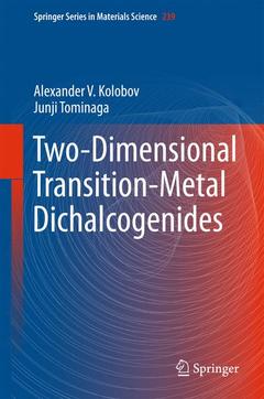 Couverture de l’ouvrage Two-Dimensional Transition-Metal Dichalcogenides