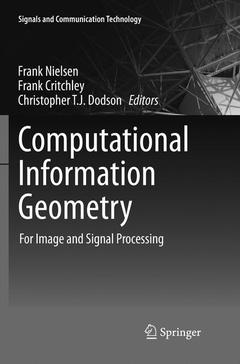 Couverture de l’ouvrage Computational Information Geometry