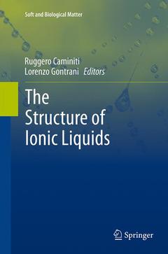 Couverture de l’ouvrage The Structure of Ionic Liquids