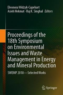 Couverture de l’ouvrage Proceedings of the 18th Symposium on Environmental Issues and Waste Management in Energy and Mineral Production