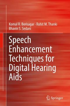 Couverture de l’ouvrage Speech Enhancement Techniques for Digital Hearing Aids