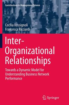 Couverture de l’ouvrage Inter-Organizational Relationships
