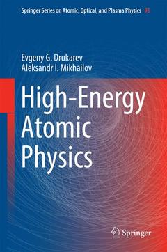 Couverture de l’ouvrage High-Energy Atomic Physics