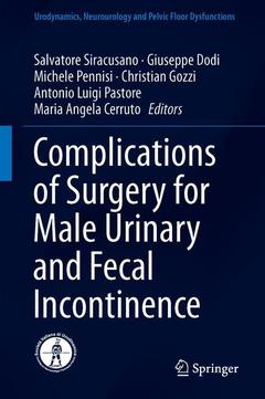 Cover of the book Complications of Surgery for Male Urinary and Fecal Incontinence