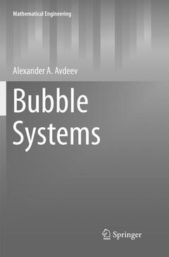 Couverture de l’ouvrage Bubble Systems