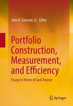 Couverture de l’ouvrage Portfolio Construction, Measurement, and Efficiency