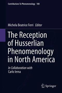 Cover of the book The Reception of Husserlian Phenomenology in North America