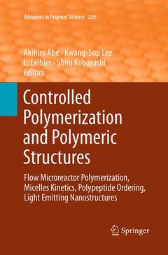 Couverture de l’ouvrage Controlled Polymerization and Polymeric Structures