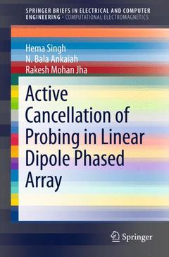 Couverture de l’ouvrage Active Cancellation of Probing in Linear Dipole Phased Array