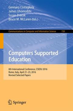 Cover of the book Computers Supported Education