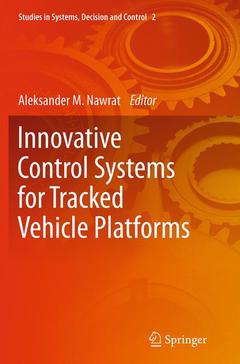 Couverture de l’ouvrage Innovative Control Systems for Tracked Vehicle Platforms
