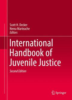 Couverture de l’ouvrage International Handbook of Juvenile Justice