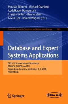 Cover of the book Database and Expert Systems Applications