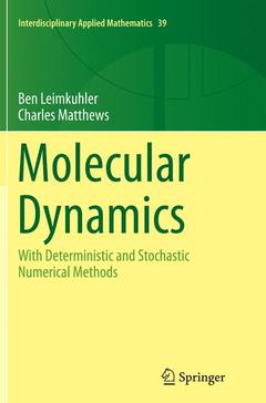 Couverture de l’ouvrage Molecular Dynamics