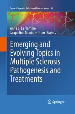 Cover of the book Emerging and Evolving Topics in Multiple Sclerosis Pathogenesis and Treatments