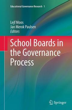 Couverture de l’ouvrage School Boards in the Governance Process