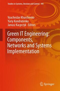 Cover of the book Green IT Engineering: Components, Networks and Systems Implementation