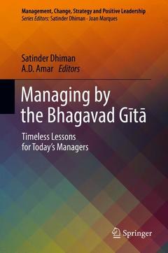 Couverture de l’ouvrage Managing by the Bhagavad Gītā