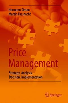 Couverture de l’ouvrage Price Management