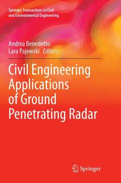 Couverture de l’ouvrage Civil Engineering Applications of Ground Penetrating Radar