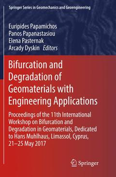 Cover of the book Bifurcation and Degradation of Geomaterials with Engineering Applications