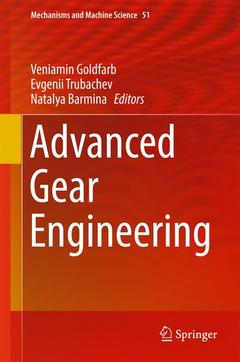 Couverture de l’ouvrage Advanced Gear Engineering