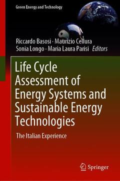 Couverture de l’ouvrage Life Cycle Assessment of Energy Systems and Sustainable Energy Technologies