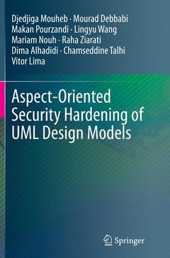 Cover of the book Aspect-Oriented Security Hardening of UML Design Models