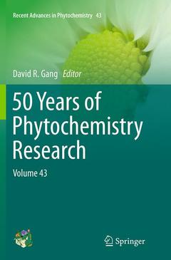 Couverture de l’ouvrage 50 Years of Phytochemistry Research