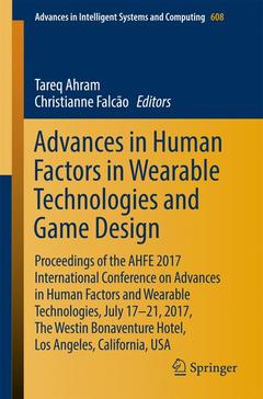 Cover of the book Advances in Human Factors in Wearable Technologies and Game Design