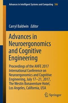 Couverture de l’ouvrage Advances in Neuroergonomics and Cognitive Engineering
