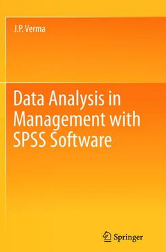 Cover of the book Data Analysis in Management with SPSS Software