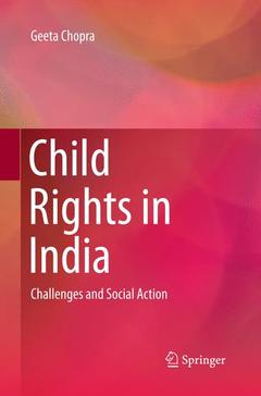 Couverture de l’ouvrage Child Rights in India