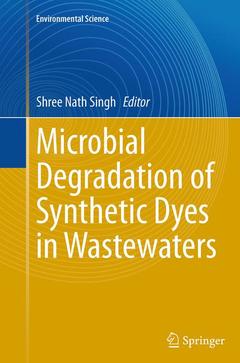 Cover of the book Microbial Degradation of Synthetic Dyes in Wastewaters