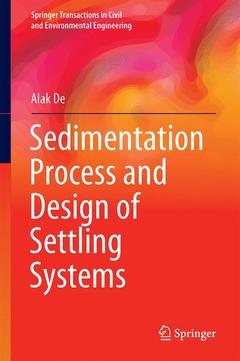 Couverture de l’ouvrage Sedimentation Process and Design of Settling Systems