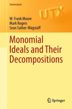 Couverture de l’ouvrage Monomial Ideals and Their Decompositions
