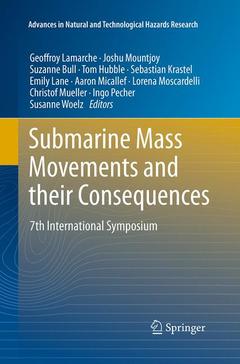 Couverture de l’ouvrage Submarine Mass Movements and their Consequences