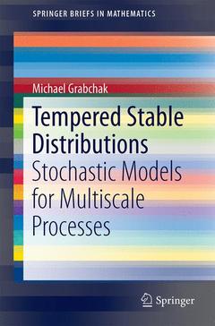 Couverture de l’ouvrage Tempered Stable Distributions