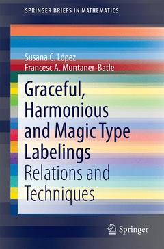 Couverture de l’ouvrage Graceful, Harmonious and Magic Type Labelings