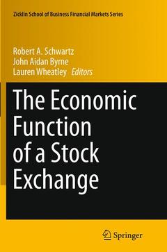 Cover of the book The Economic Function of a Stock Exchange
