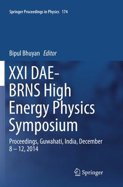 Couverture de l’ouvrage XXI DAE-BRNS High Energy Physics Symposium