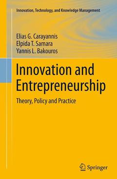Cover of the book Innovation and Entrepreneurship