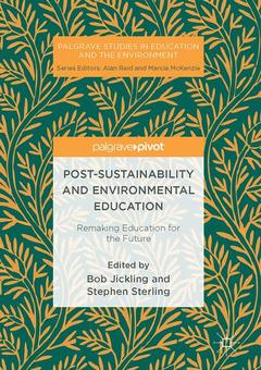 Cover of the book Post-Sustainability and Environmental Education