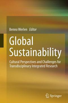 Couverture de l’ouvrage Global Sustainability, Cultural Perspectives and Challenges for Transdisciplinary Integrated Research