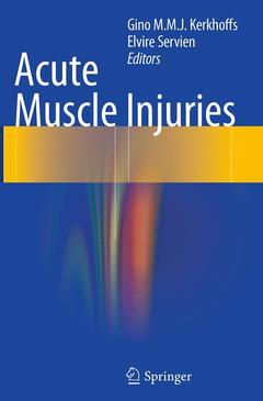 Couverture de l’ouvrage Acute Muscle Injuries