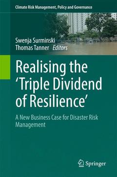 Couverture de l’ouvrage Realising the 'Triple Dividend of Resilience' 