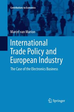 Couverture de l’ouvrage International Trade Policy and European Industry
